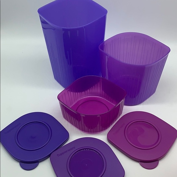 Tupperware Fresh N Cool Refrige Container Set of 3 - Picture 11 of 13